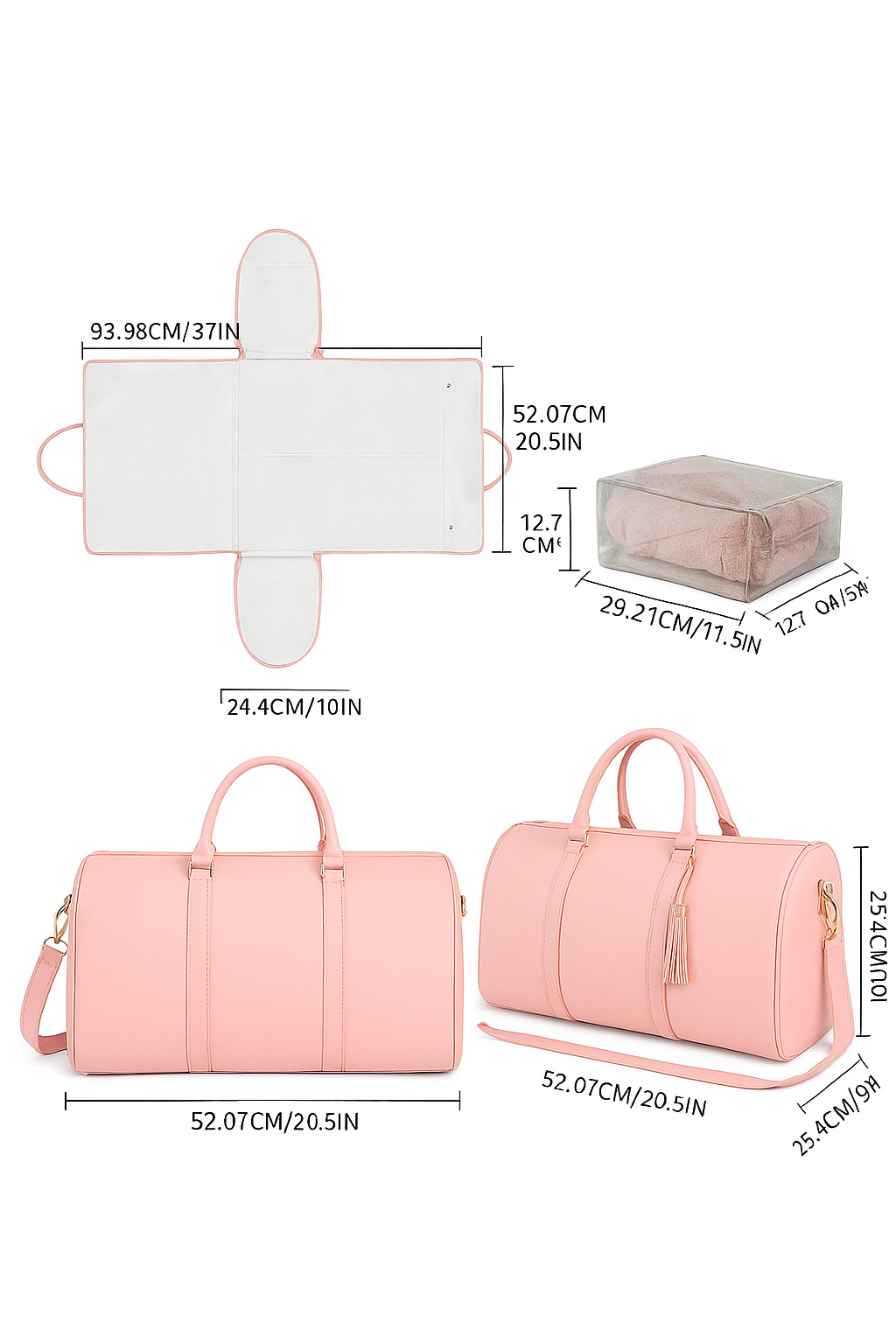 Luxuriöse und stylische Reisetasche – Perfekt für Reisen, Fitness und Wochenendausflüge, mit viel Stauraum