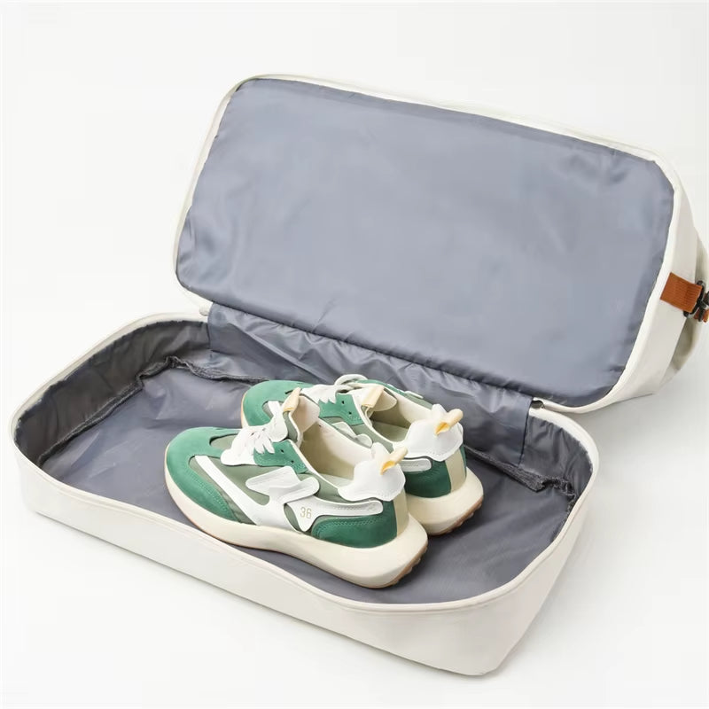 Large-Capacity Portable Travel Bag, Lightweight Gym Bag, Independent Shoe Compartment, Shoulder Messenger Bag.